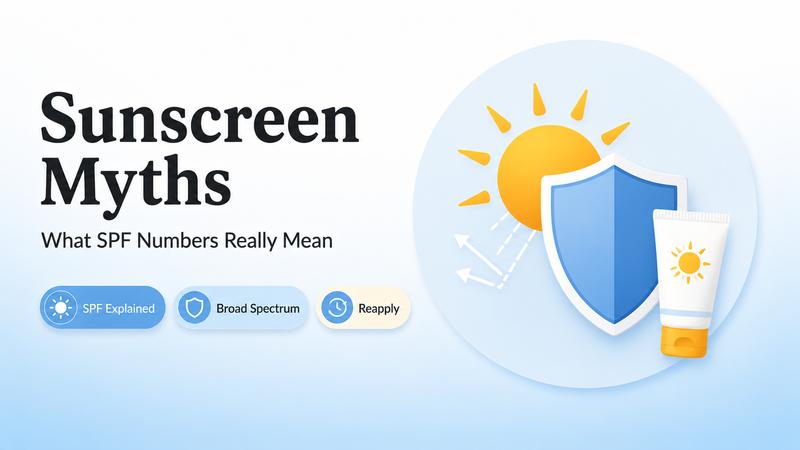 Sunscreen Myths: What SPF Numbers Really Mean