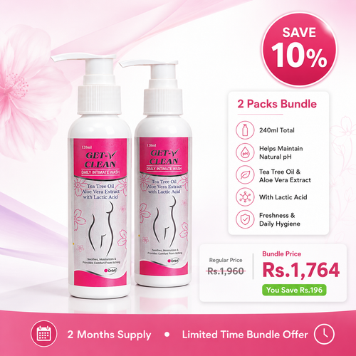 Get V Clean – Vaginal Wash Bundle (2 Packs, 10% Off)