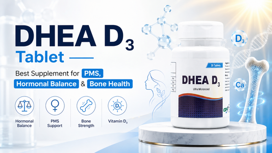 DHEA D3 Tablet - best supplement for PMS, hormonal balance and bone health
