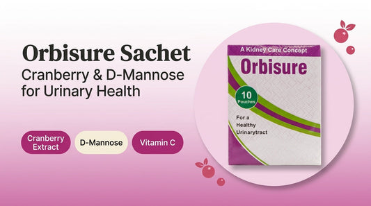Orbisure Sachet: Cranberry & D-Mannose for Urinary Health