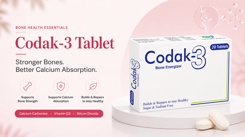 Codak-3 Tablet: A Complete Guide to Stronger Bones and Better Calcium Absorption