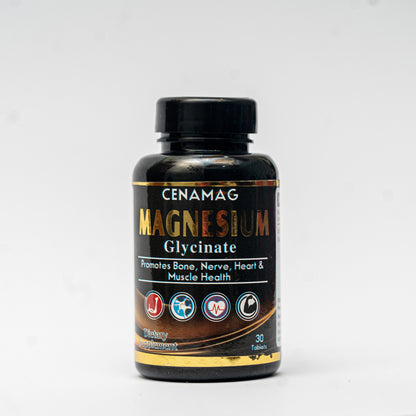 CENAMAG Magnesium Glycinate 500mg – Bundle (2 Packs, 10% Off)
