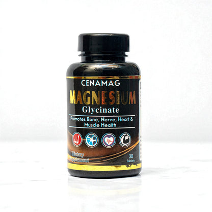 CENAMAG Magnesium Glycinate — 500mg (30 Tablets)