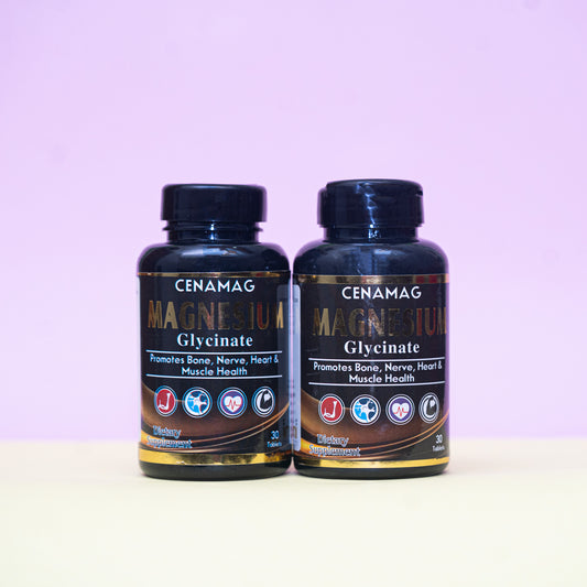 CENAMAG Magnesium Glycinate 500mg – Bundle (2 Packs, 10% Off)