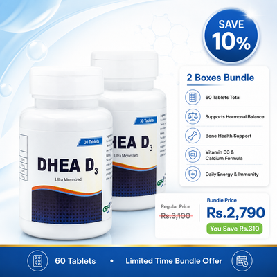 DHEA D3 Tablet – Bundle (2 Packs, 10% Off)