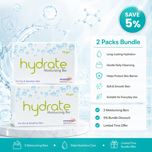 Hydrate Moisturizing Bar – Bundle (2 Packs, 5% Off)
