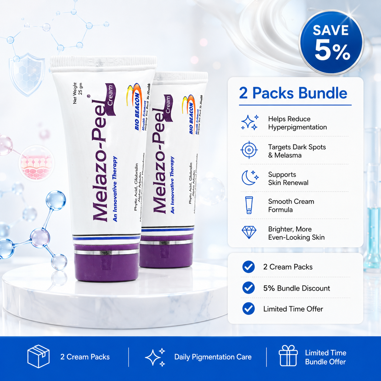 Melazo Peel Cream – Bundle (2 Packs, 5% Off)