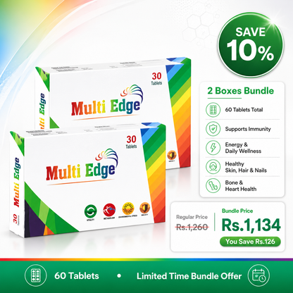 Multi Edge Tablets – Multivitamin Bundle (2 Packs, 10% Off)