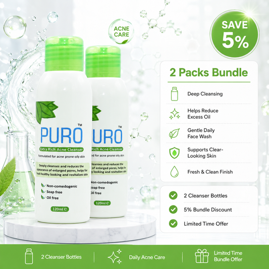 Puro Acne Cleanser – Bundle (2 Packs, 5% Off)